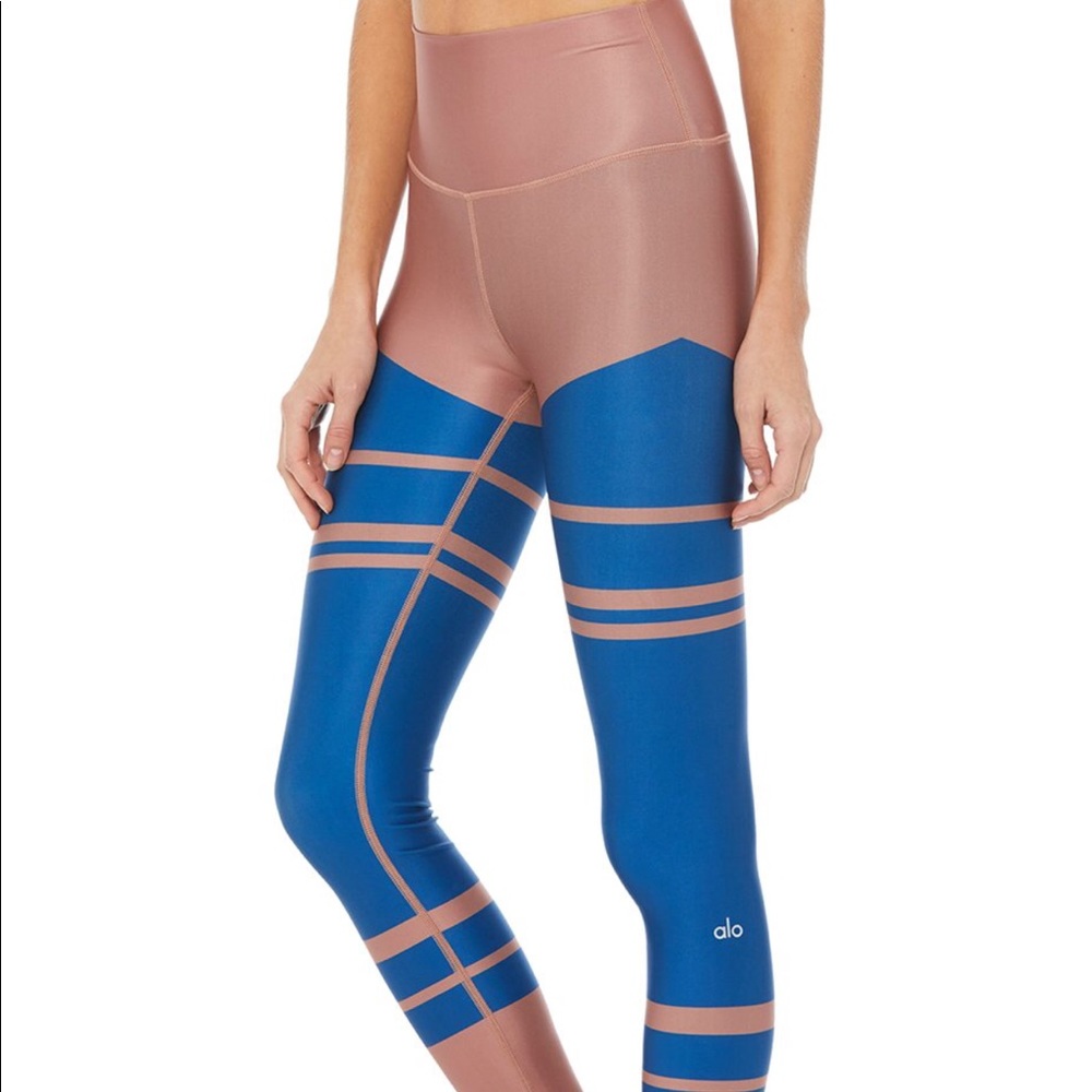 High-waist Airlift Legging - Rosewater Marathon